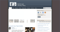 Desktop Screenshot of edinburghwhiskyblog.com