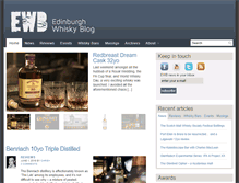 Tablet Screenshot of edinburghwhiskyblog.com